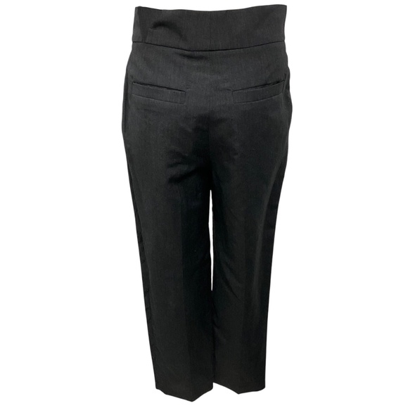 BRUNELLO CUCINELLI CHARCOAL GREY SEQUINED WOOL PANTS - Picture 3 of 6